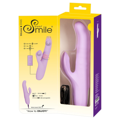 Wibrator Smile z obrotowymi kulkami 24,8cm