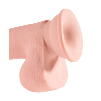 Realistyczne dildo 3D z przyssawką 19 cm King Cock