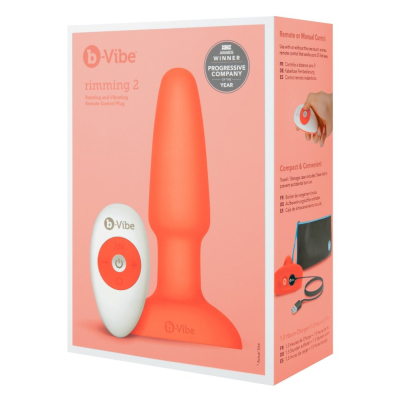 b-Vibe rimming Plug 2 Orange