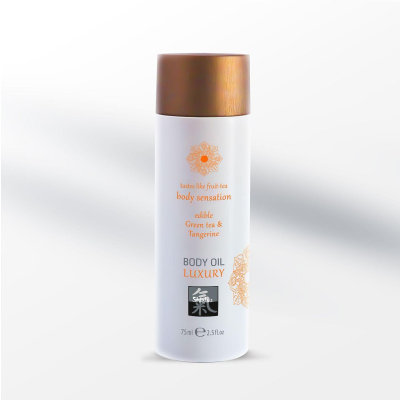 Luxury Body oil edible - Green tea & Tangerine