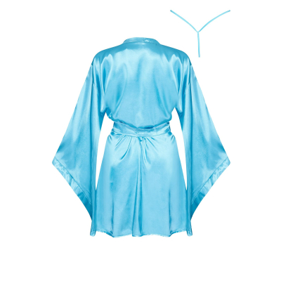 Samira peignoir turquoise