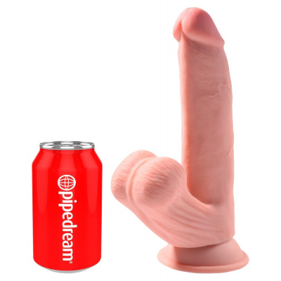 Realistyczne Dildo 3D z przyssawką 20,3 cm King Cock