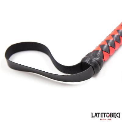 Long Whip Blacl and Red 210cm