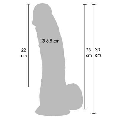 Realistic Dildo PVC 28 cm
