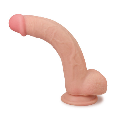 Realistyczne dildo z ruchomą skórą 24,5cm