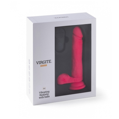 REALISTIC VIBRATOR \"R16\" PINK 16 CM W/ R