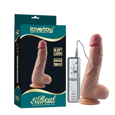 Realistyczne dildo z przyssawką i wibracjami 21cm Lovetoy