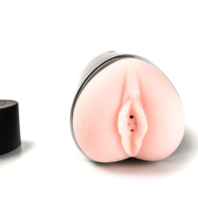 Masturbator Z Wibracją Wagina Cyberskóra Ładowany Usb Złoty
