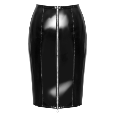 Vinyl Skirt Zip black S