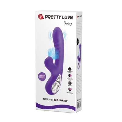 Pretty Love Jersey Clitoral Massager Purple