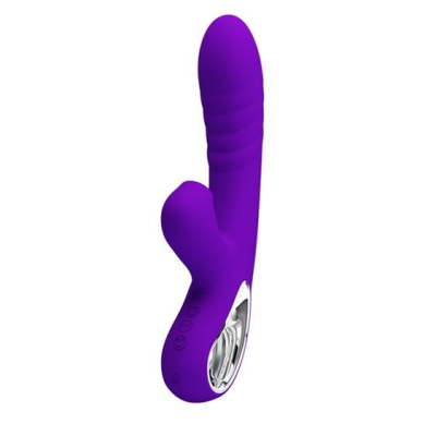 Pretty Love Jersey Clitoral Massager Purple