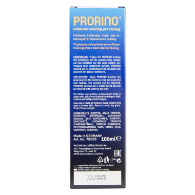 PRORINO Cooling Gel Strong100m