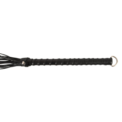 Leather flogger corduroy