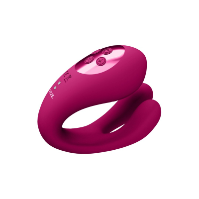 Yoko - Triple Action Vibrator Dual Prongs with Clitoral Pulse Wave