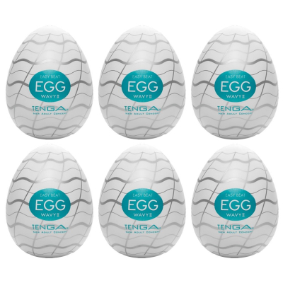 Tenga Egg Wavy II Pack of 6