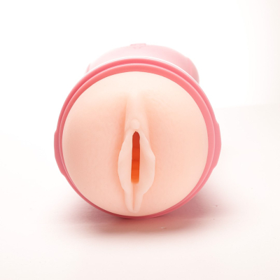Masturbator Z Wibracją Wagina Cyberskóra Ładowany Usb Różowy
