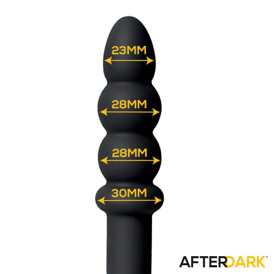 Velor Double Anal Massager Silicone