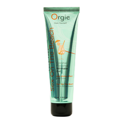 Orgie Lube Tube Cocktail Sex On The Beach Water-Based Kissable Intimate Gel 100ml