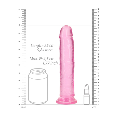 Straight Realistic Dildo with Suction Cup - 9\'\' / 23