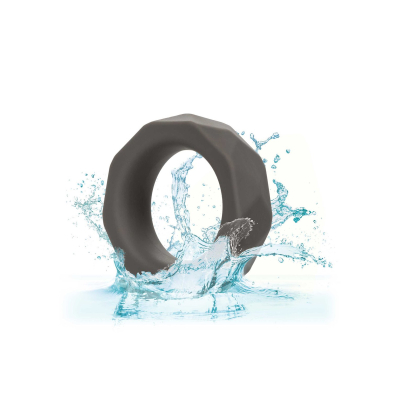CalExotics Alpha Liquid Silicone Prolong Prismatic Ring