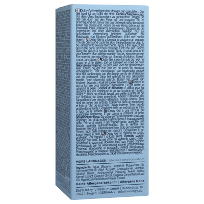 Mister Size Delay Gel 50 ml