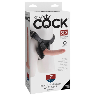 Strap on King Cock z realistycznym dildo 20cm