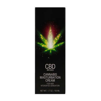 CBD Cannabis Masturbation Cream For Her - 2 fl oz / 50 ml
