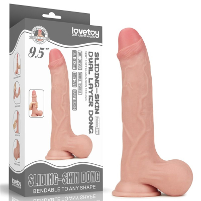 Naturalne Dildo silikonowe z przyssawką 24,5 cm Lovetoy