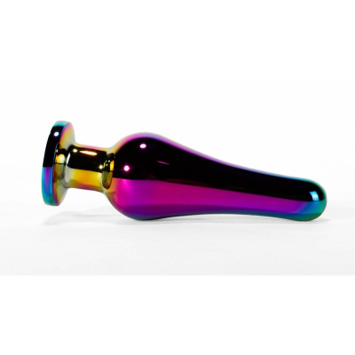 Metalowy korek analny Secret Shine Rainbow 12,9cm