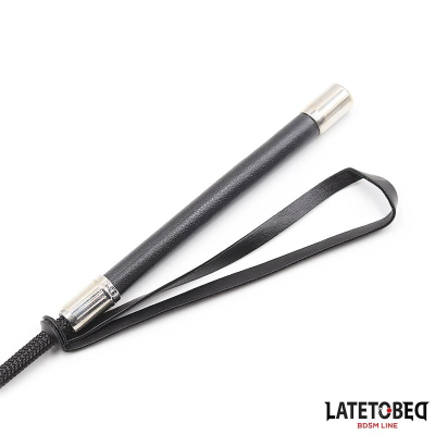 Whip with Heart Shape Black 60cm