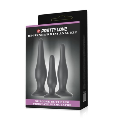 Pretty Love Begginer\'s Mini Anal Kit Black