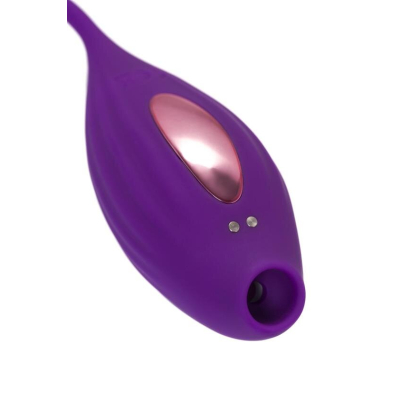 JOS Vacuum clitoris stimulator Ginny, silicone, purple, 31 cm