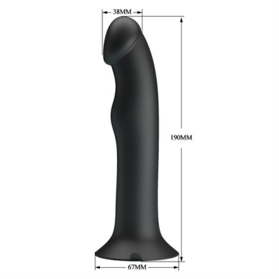 Pretty Love Murray Dildo with Vibration Black