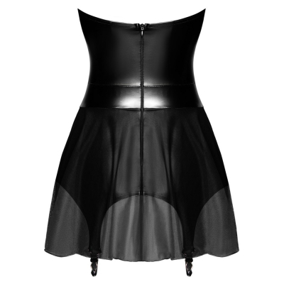 Noir Dress Suspenders XL