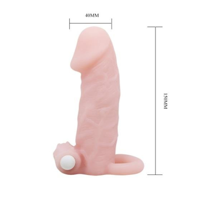 Brave men Vibro Penis Sleeve Flesh