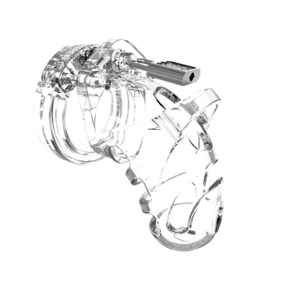 Model 25 - Chastity Cage - 3.5\'\' / 9 cm - Transparent