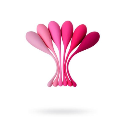 xEROMANTICA Set of 6 vaginal balls K-ROSE,silicone, pink