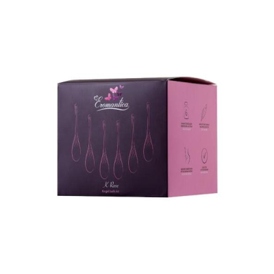 xEROMANTICA Set of 6 vaginal balls K-ROSE,silicone, pink