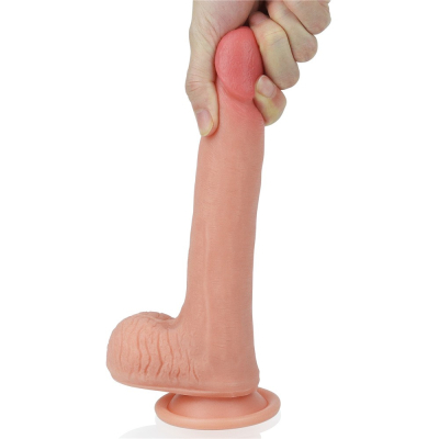 Realistyczne Dildo silikonowe z przyssawką Dwuwarstwowy silikon 20,5cm Lovetoy