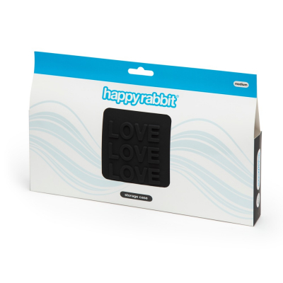 Torebka na akcesoria średnia czarna silikonowa