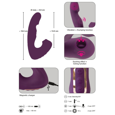 Javida 4 Function Vibrator