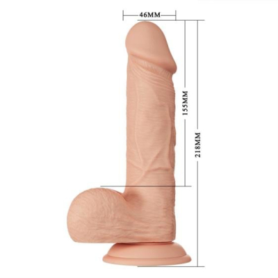 Realistyczne Dildo z przyssawką Beautiful Encounter Bahamut 21,8cm LyBaile