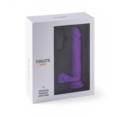 REALISTIC VIBRATOR \"R16\" PURPLE 16 CM\nW/