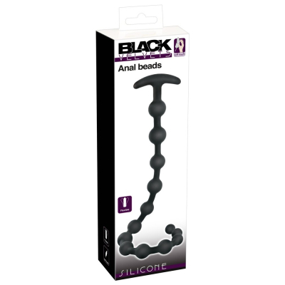 Black Velvets Anal Beads Silic