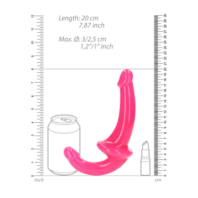 Strapless Strap-On - Glow in the Dark - 6\'\' / 13,5 cm