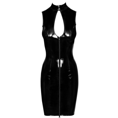 Sukienka czarna vinyl S