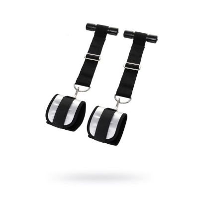 Anonymo hand clamps, polyester, silver, 23 cm