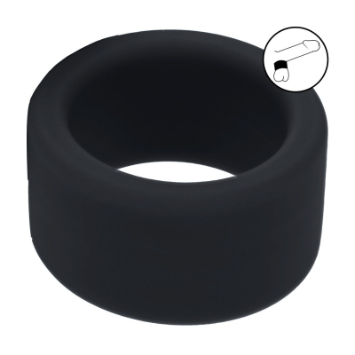 Liquid Silicone Ball Strap - M - 34mm - Black