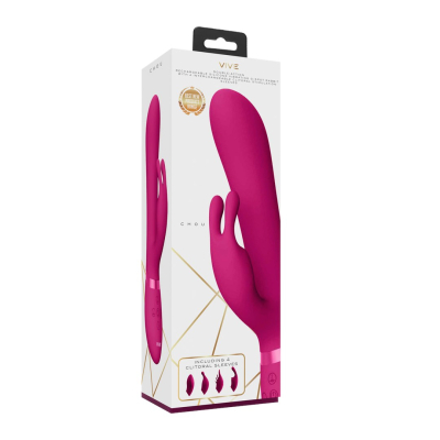 Chou - G-Spot Rabbit Clitoral Stimulator - Pink