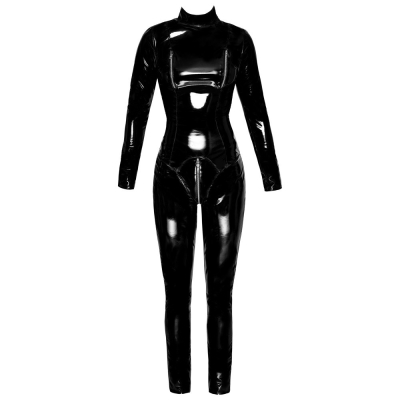 Vinyl Jumpsuit Black S